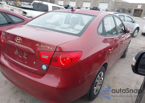 2009 Hyundai Elantra Gls z USA, uszkodzony, nr VIN KMHDU46D39U749738